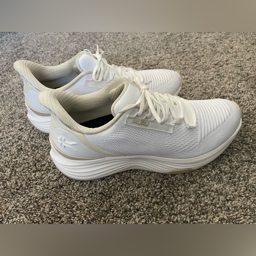 Women’s KURU Atom 2 Athletic Shoes Bright White/ Sand Size 10.5 Medium - Picture 2 of 9